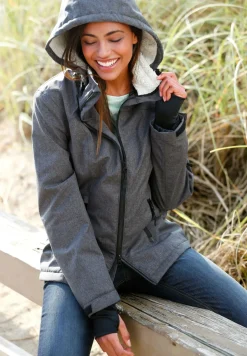 Discount Chaqueta funcional con forro polar Mujer Ropa Para El Aire Libre|Ropa Deportiva