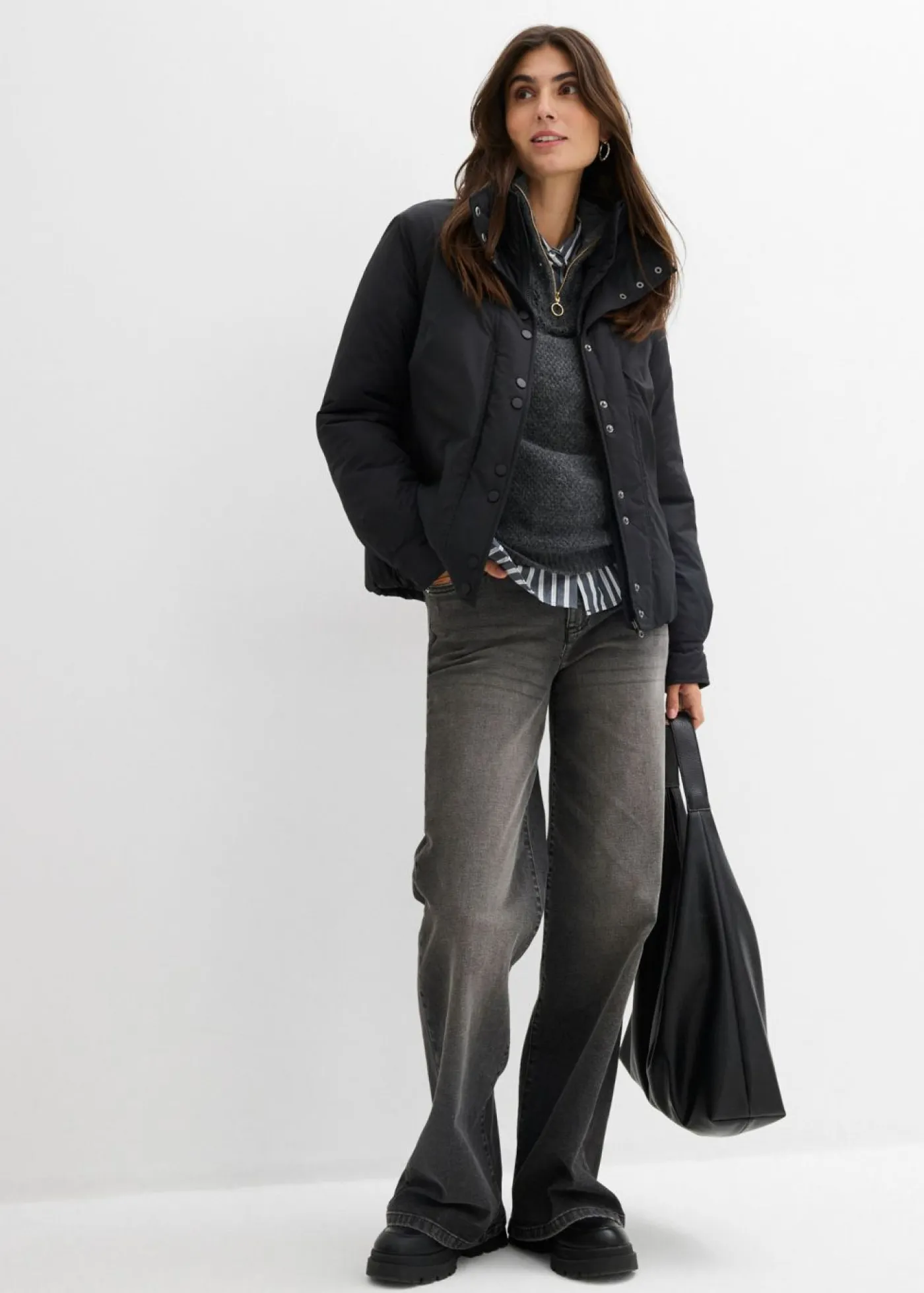 Hot Chaqueta funcional impermeable con aspecto 2 en 1 Mujer Chaquetas Y Abrigos