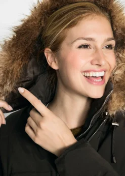 Online Chaqueta guateada con capucha Mujer Chaquetas Y Abrigos