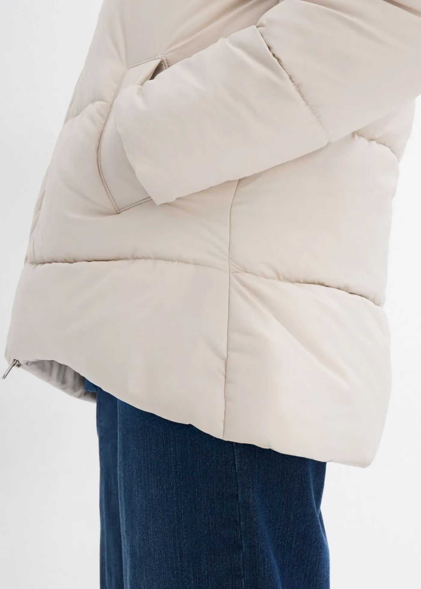 Chaqueta guateada con corte holgado Mujer Chaquetas Y Abrigos