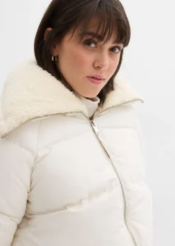 Hot Chaqueta guateada con cuello de pelo Mujer Chaquetas Y Abrigos