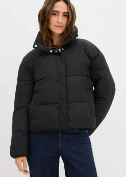 New Chaqueta guateada con cuello alto Mujer Chaquetas Y Abrigos