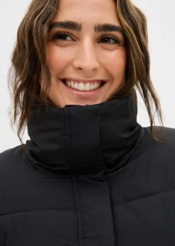 New Chaqueta guateada con cuello alto Mujer Chaquetas Y Abrigos