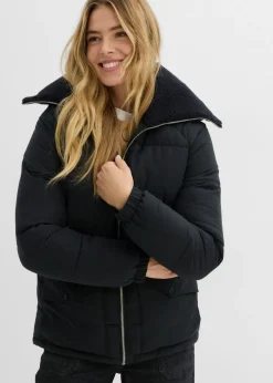 Best Chaqueta guateada con cuello de pelo Mujer Chaquetas Y Abrigos