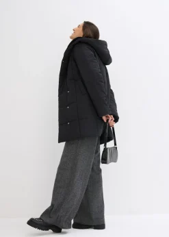Hot Chaqueta guateada con ribete de piel sintética Mujer Chaquetas Y Abrigos