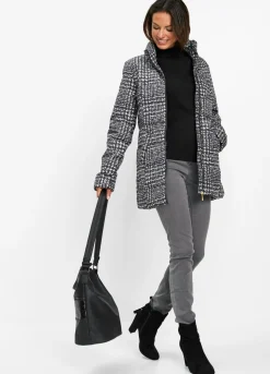 Chaqueta guateada larga Mujer Chaquetas Y Abrigos