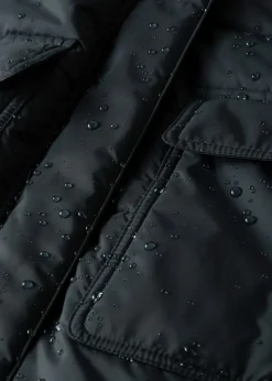 Hot Chaqueta guateada larga funcional con aspecto 2 en 1, impermeable Mujer Chaquetas Y Abrigos