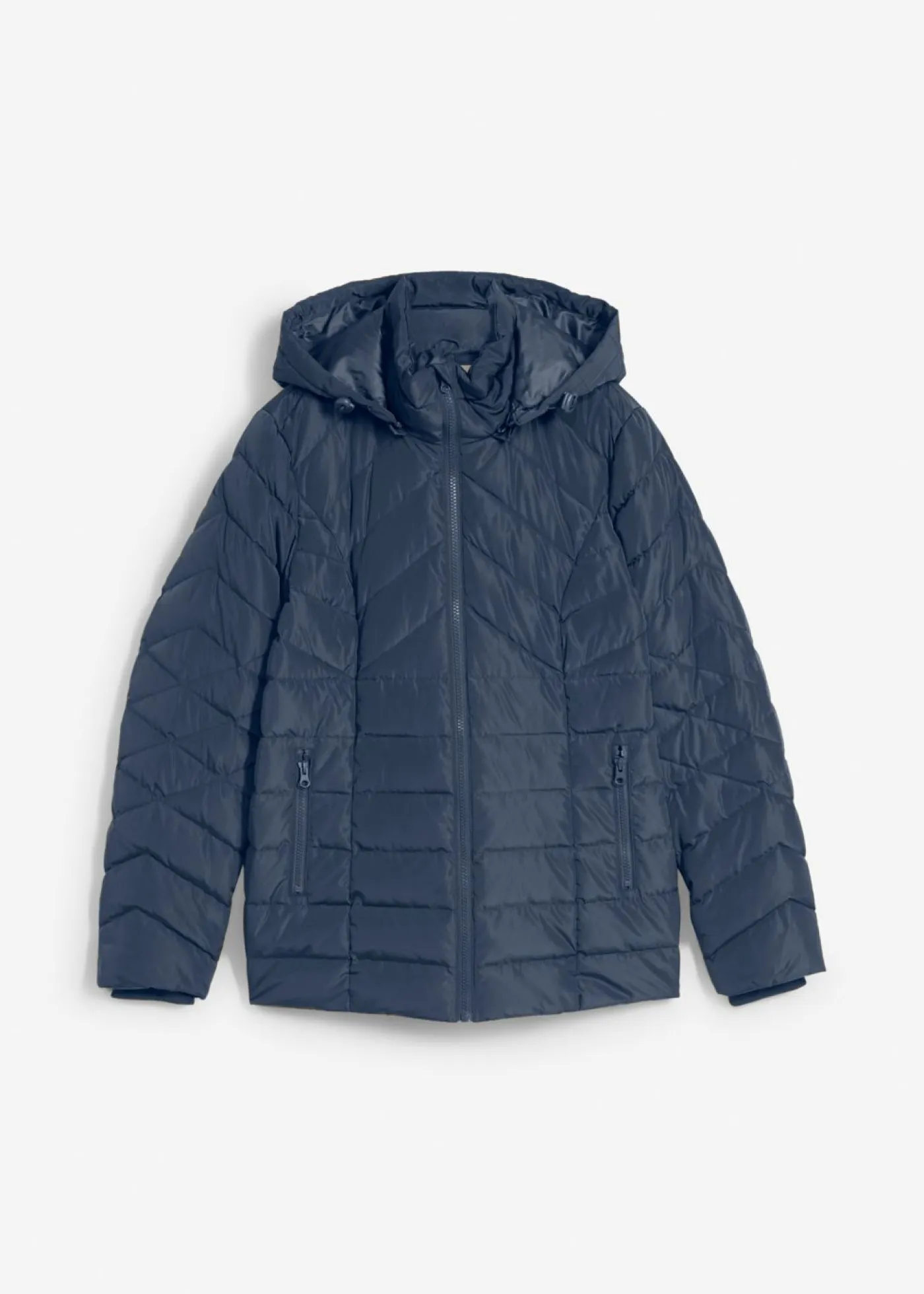Discount Chaqueta guateada ligera con capucha desmontable Mujer Chaquetas Y Abrigos
