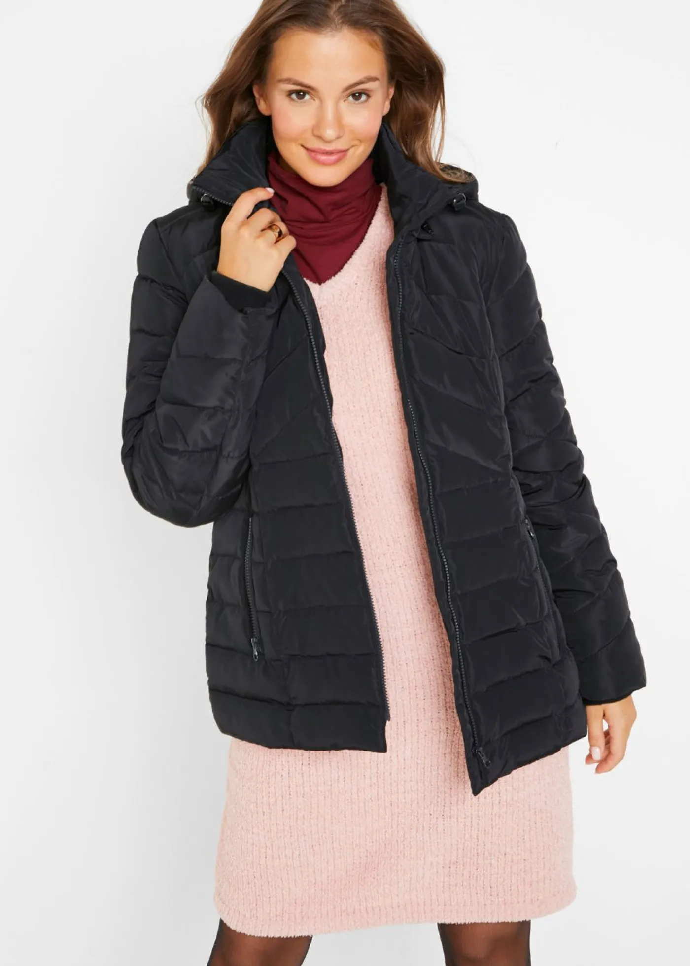 Best Chaqueta guateada ligera con capucha desmontable Mujer Chaquetas Y Abrigos