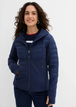 Best Chaqueta híbrida repelente al agua con inserciones acolchadas y de softshell Mujer Chaquetas Y Abrigos
