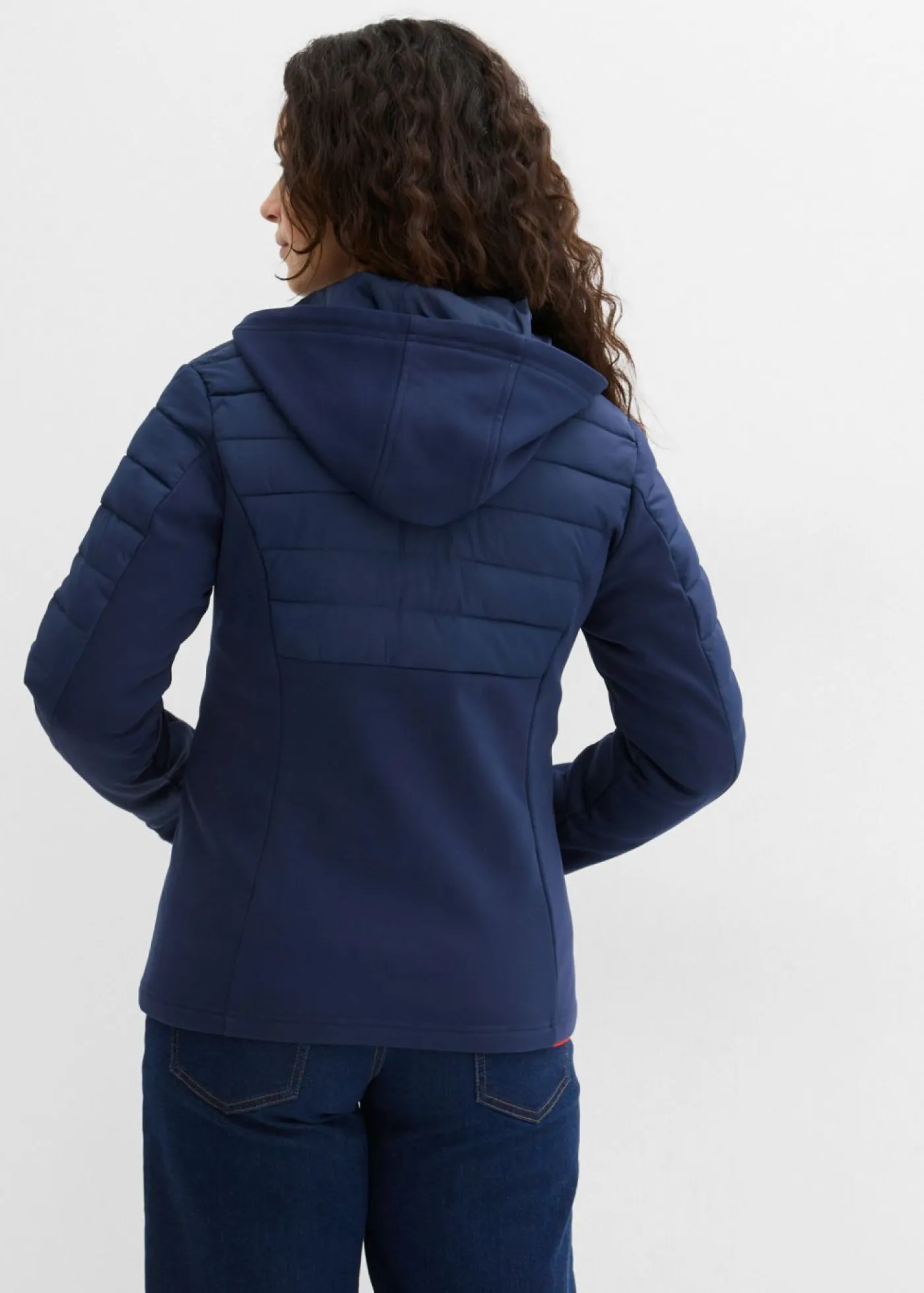 Best Chaqueta híbrida repelente al agua con inserciones acolchadas y de softshell Mujer Chaquetas Y Abrigos