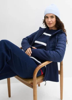 Best Chaqueta híbrida repelente al agua con inserciones acolchadas y de softshell Mujer Chaquetas Y Abrigos
