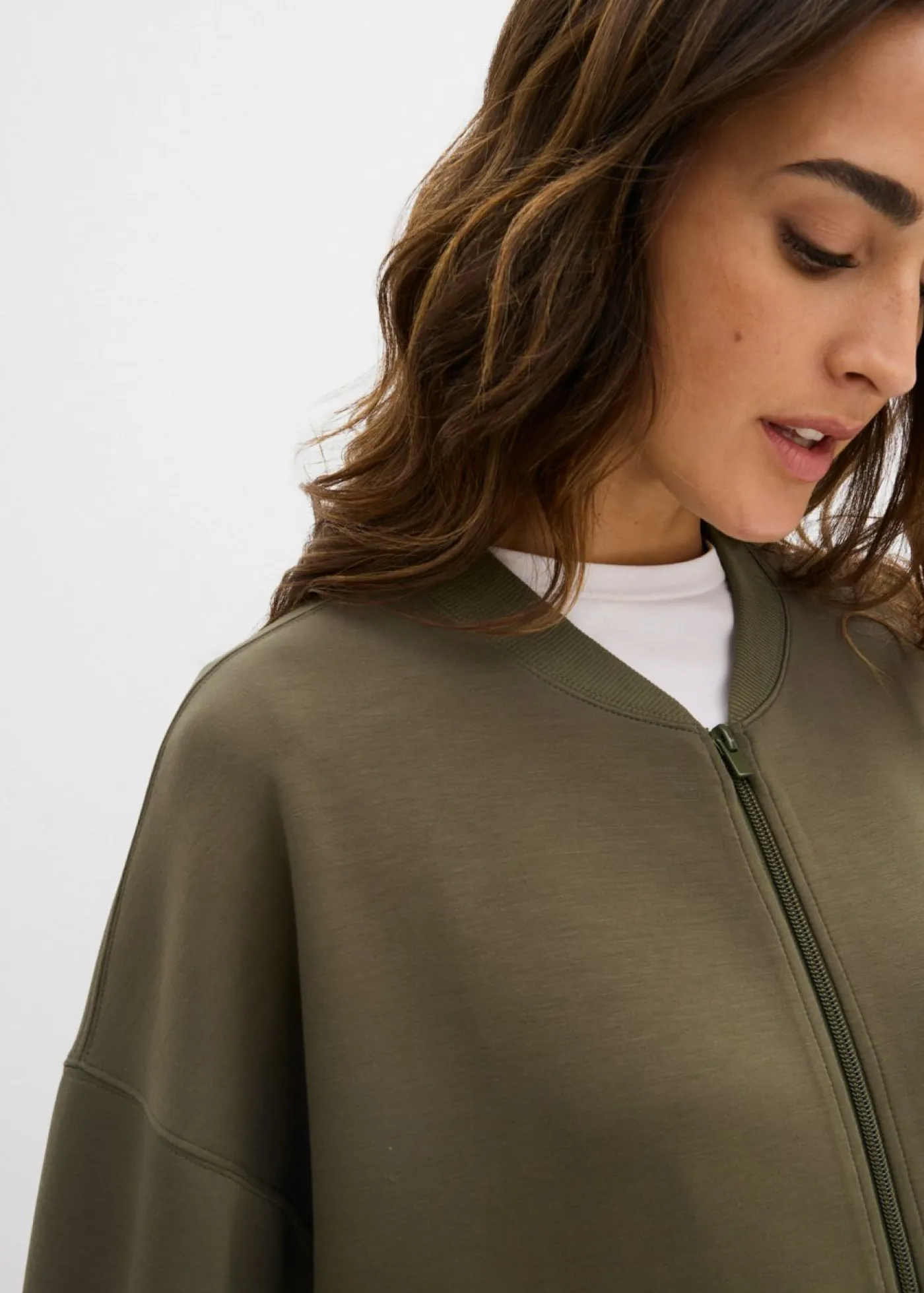 Sale Chaqueta holgada de chándal de neopreno Mujer Ropa Cómoda