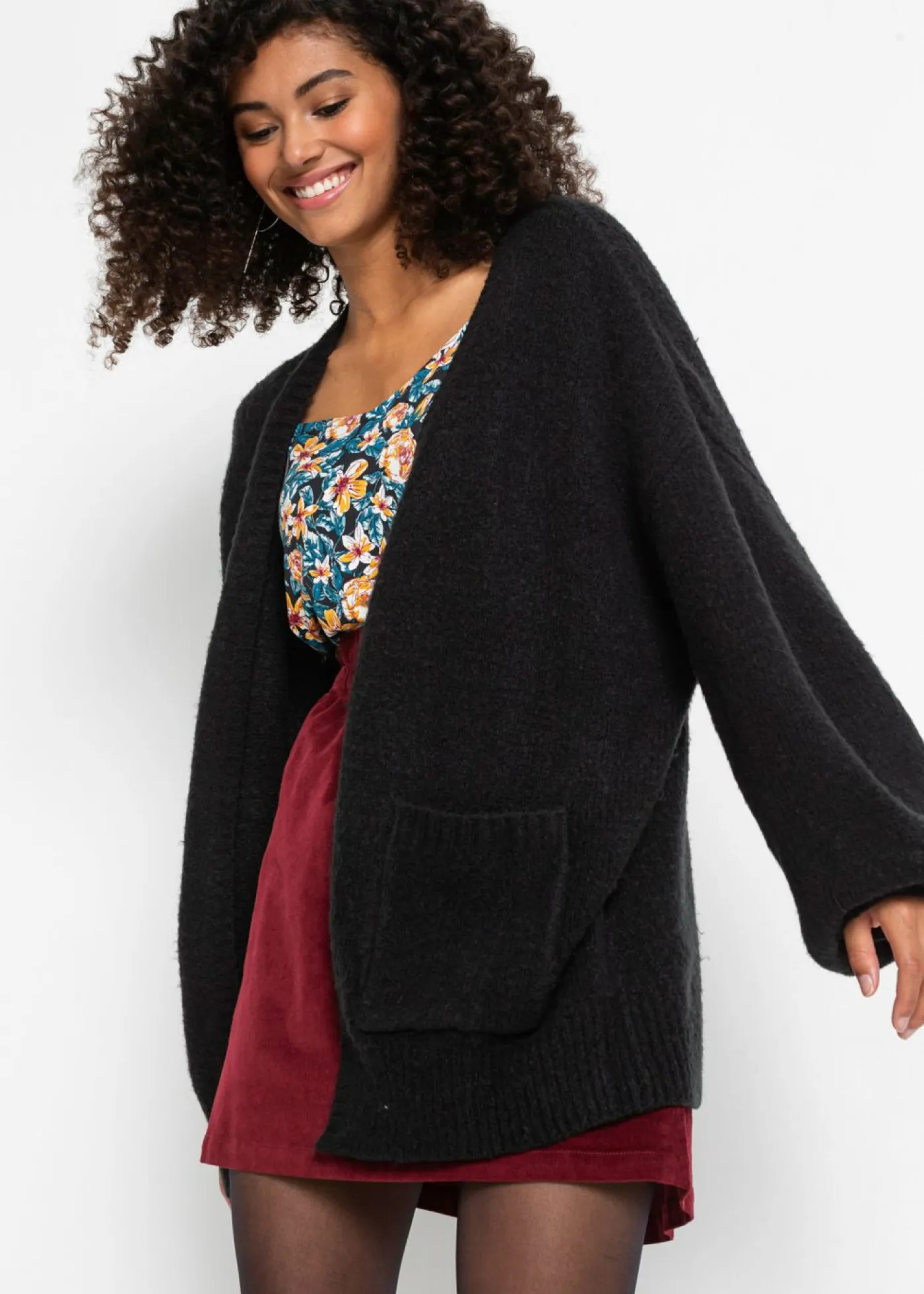 Chaqueta holgada de punto Mujer Jerséis|Ropa De Punto