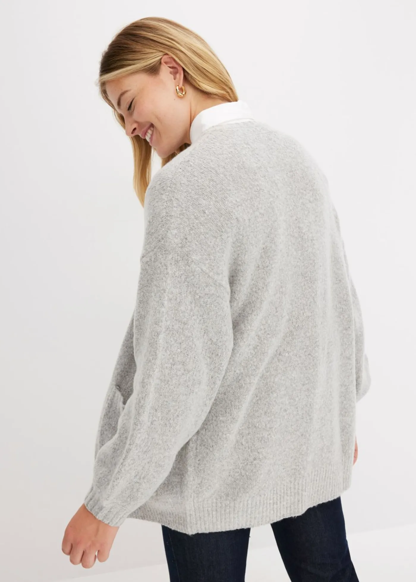 Hot Chaqueta holgada de punto Mujer Jerséis|Ropa De Punto