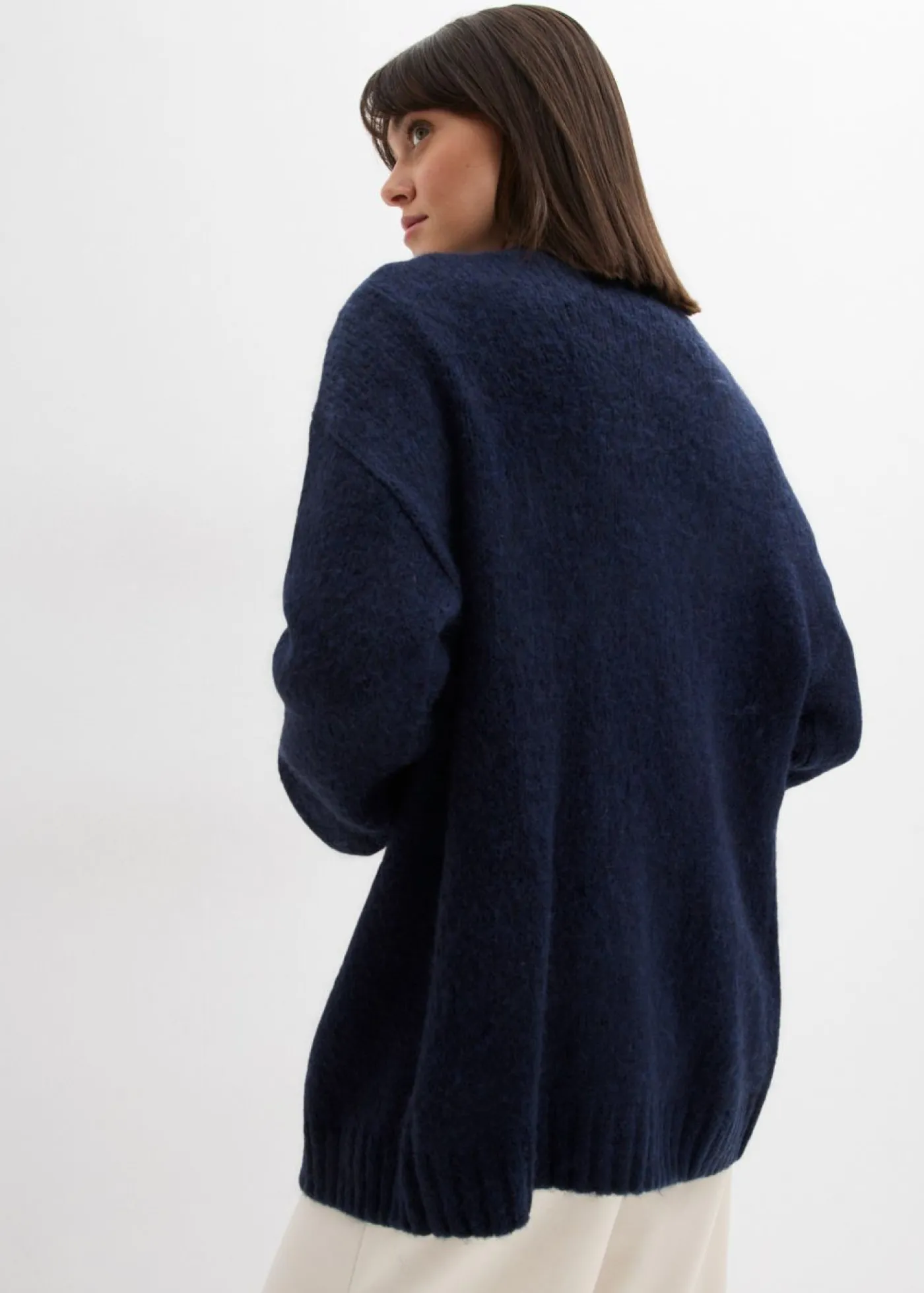 Hot Chaqueta holgada de punto grueso Mujer Jerséis|Ropa De Punto