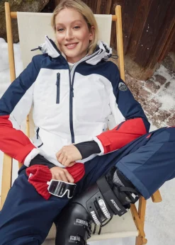 Sale Chaqueta impermeable de esquí con aberturas de ventilación Mujer Ropa Para El Aire Libre|Ropa Deportiva