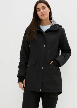 Chaqueta larga 3 en 1 con prácticos bolsillos Mujer Ropa Térmica|Chaquetas Y Abrigos