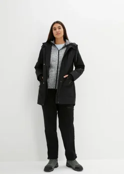 Chaqueta larga 3 en 1 con prácticos bolsillos Mujer Ropa Térmica|Chaquetas Y Abrigos