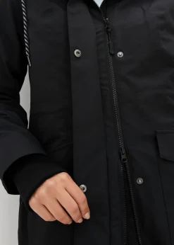 Chaqueta larga 3 en 1 con prácticos bolsillos Mujer Ropa Térmica|Chaquetas Y Abrigos