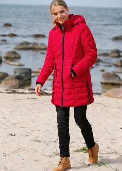 Online Chaqueta larga acolchada con relleno Mujer Chaquetas Y Abrigos