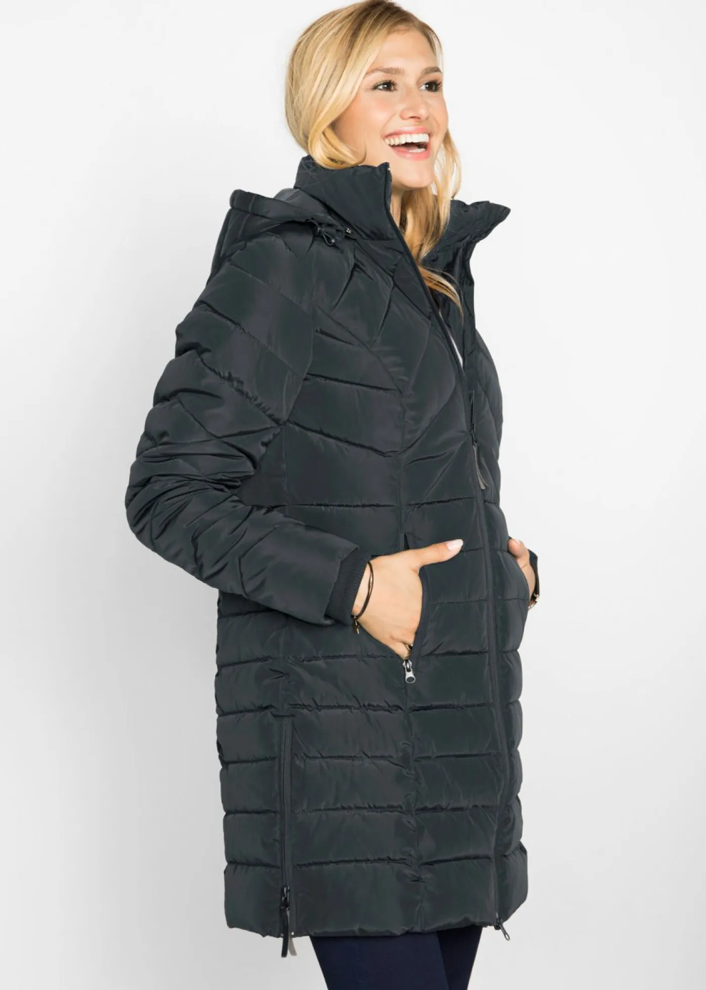 Chaqueta larga acolchada con relleno Mujer Chaquetas Y Abrigos