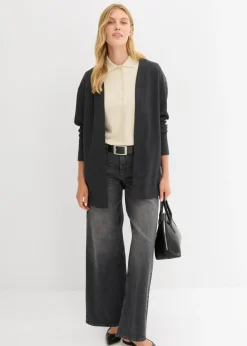 Online Chaqueta larga de chándal en suave mezcla de algodón Mujer Ropa Cómoda