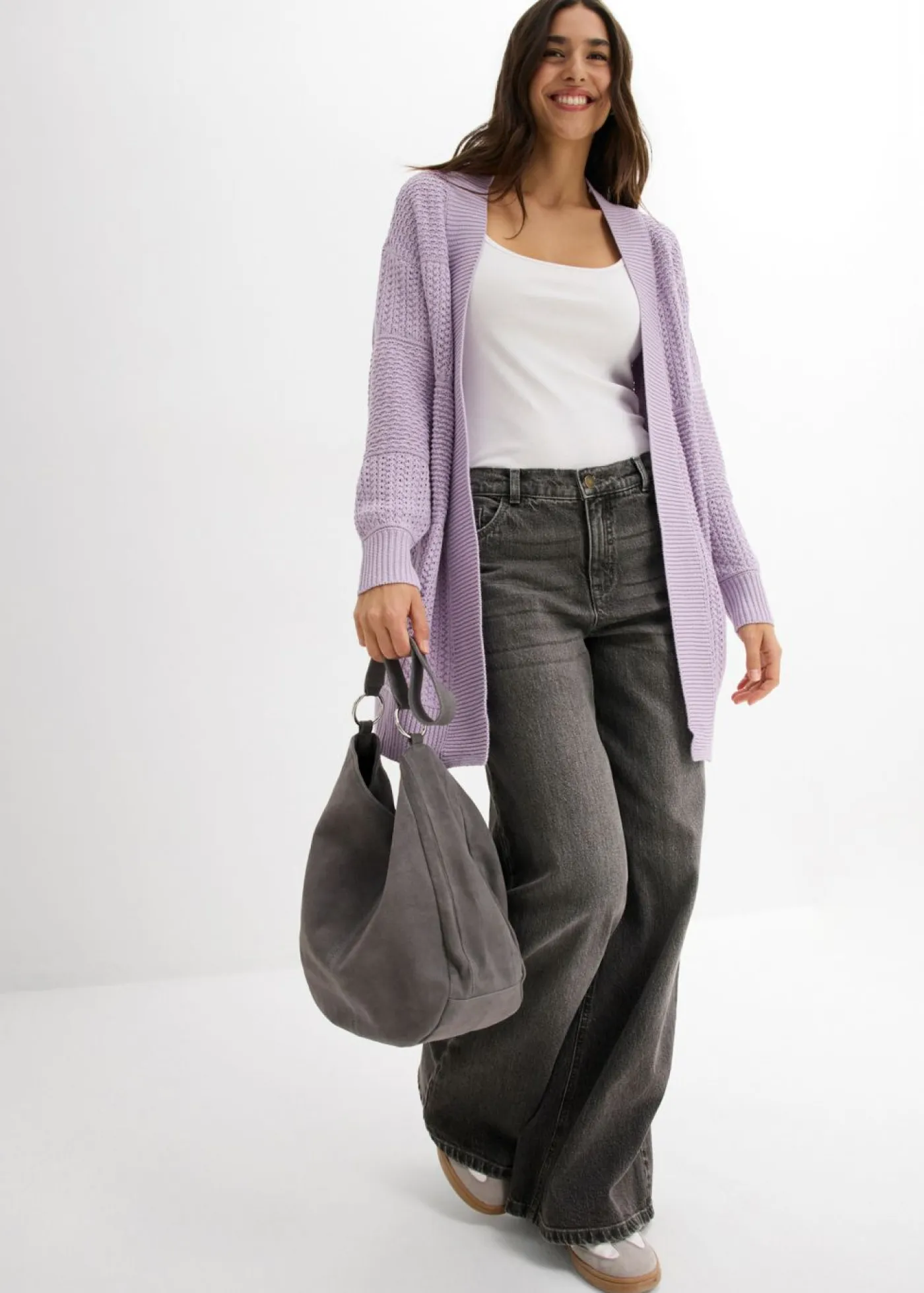 Best Chaqueta larga de punto Mujer Jerséis|Ropa De Punto