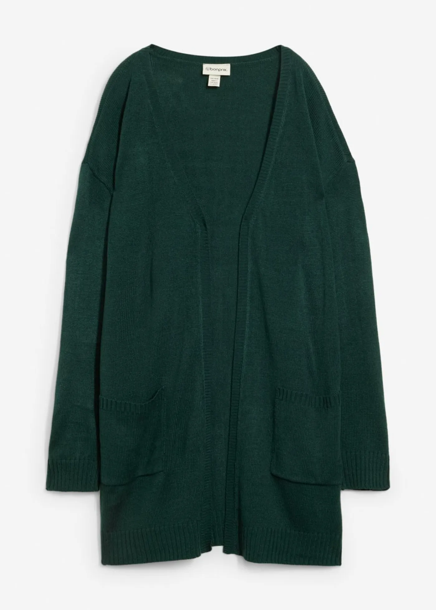 New Chaqueta larga de punto Mujer Básicos|Jerséis