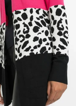 Discount Chaqueta larga de punto de canalé Mujer Jerséis|Ropa De Punto
