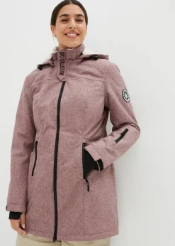 Outlet Chaqueta larga funcional impermeable para exteriores con forro polar Mujer Chaquetas Y Abrigos