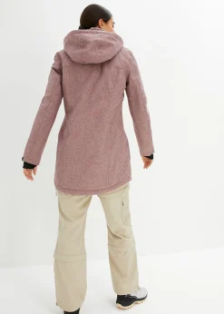 Outlet Chaqueta larga funcional impermeable para exteriores con forro polar Mujer Chaquetas Y Abrigos