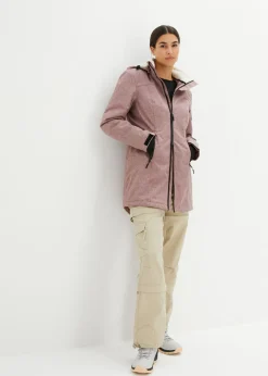 Outlet Chaqueta larga funcional impermeable para exteriores con forro polar Mujer Chaquetas Y Abrigos