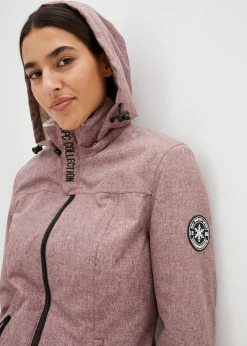 Outlet Chaqueta larga funcional impermeable para exteriores con forro polar Mujer Chaquetas Y Abrigos