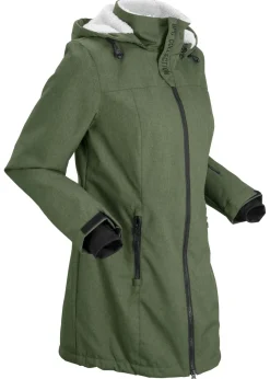 Hot Chaqueta larga funcional impermeable para exteriores con forro polar Mujer Chaquetas Y Abrigos