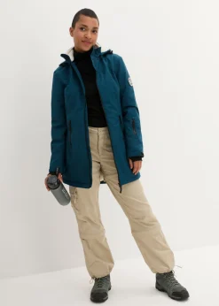 Best Chaqueta larga funcional impermeable para exteriores con forro polar Mujer Chaquetas Y Abrigos