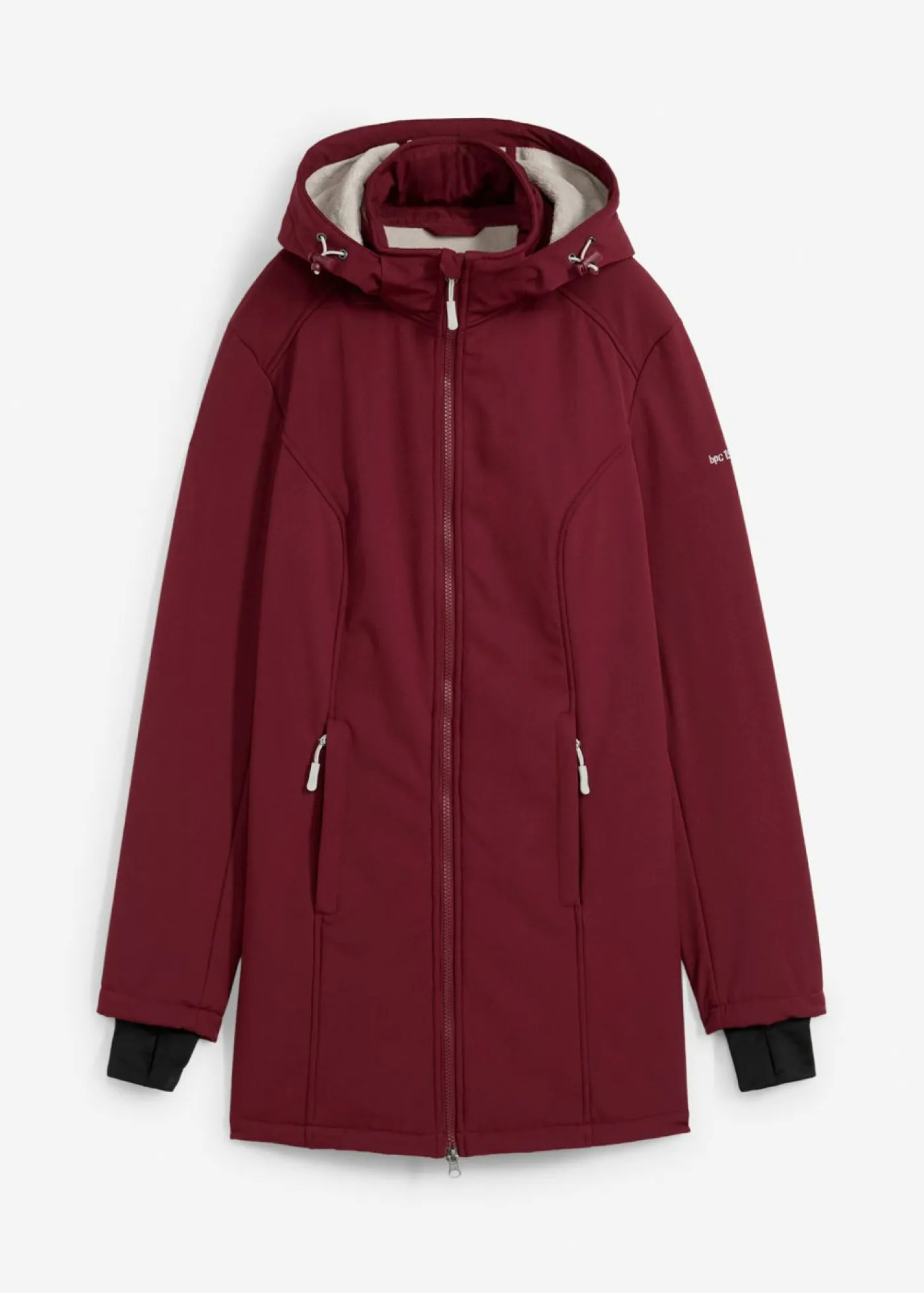 Sale Chaqueta larga funcional softshell repelente al agua, forro polar suave Mujer Chaquetas Y Abrigos