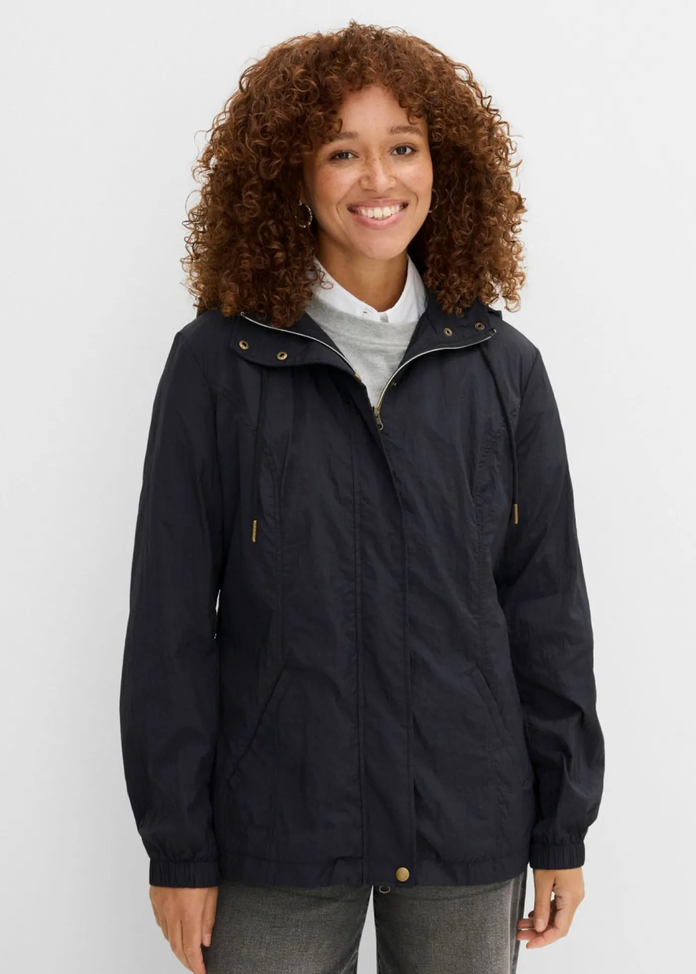 Clearance Chaqueta ligera de entretiempo con capucha Mujer Chaquetas Y Abrigos