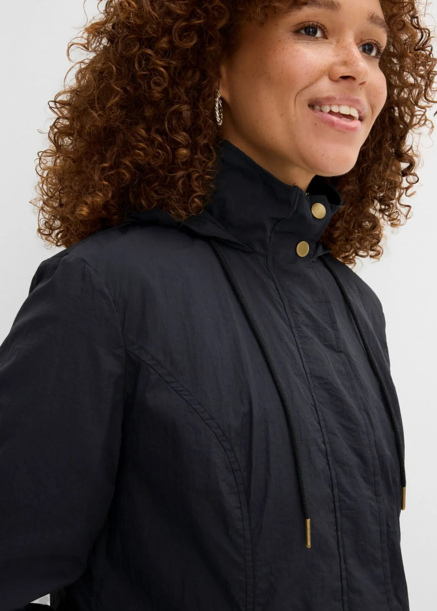 Clearance Chaqueta ligera de entretiempo con capucha Mujer Chaquetas Y Abrigos