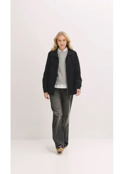 Clearance Chaqueta ligera de entretiempo con capucha Mujer Chaquetas Y Abrigos