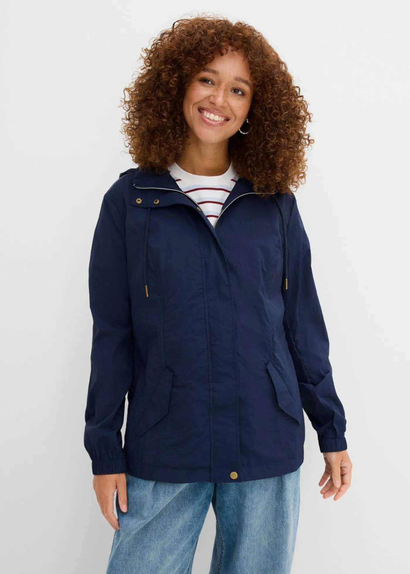 Chaqueta ligera de entretiempo con capucha Mujer Chaquetas Y Abrigos