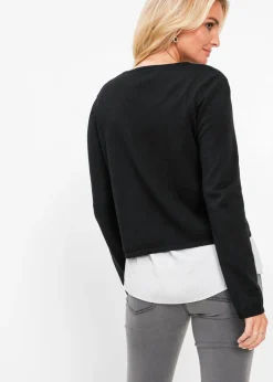 Online Chaqueta lisa de punto fino Mujer Jerséis|Ropa De Punto