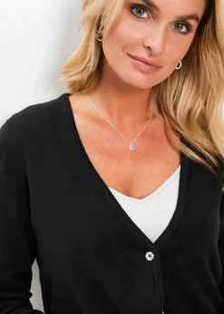 Online Chaqueta lisa de punto fino Mujer Jerséis|Ropa De Punto