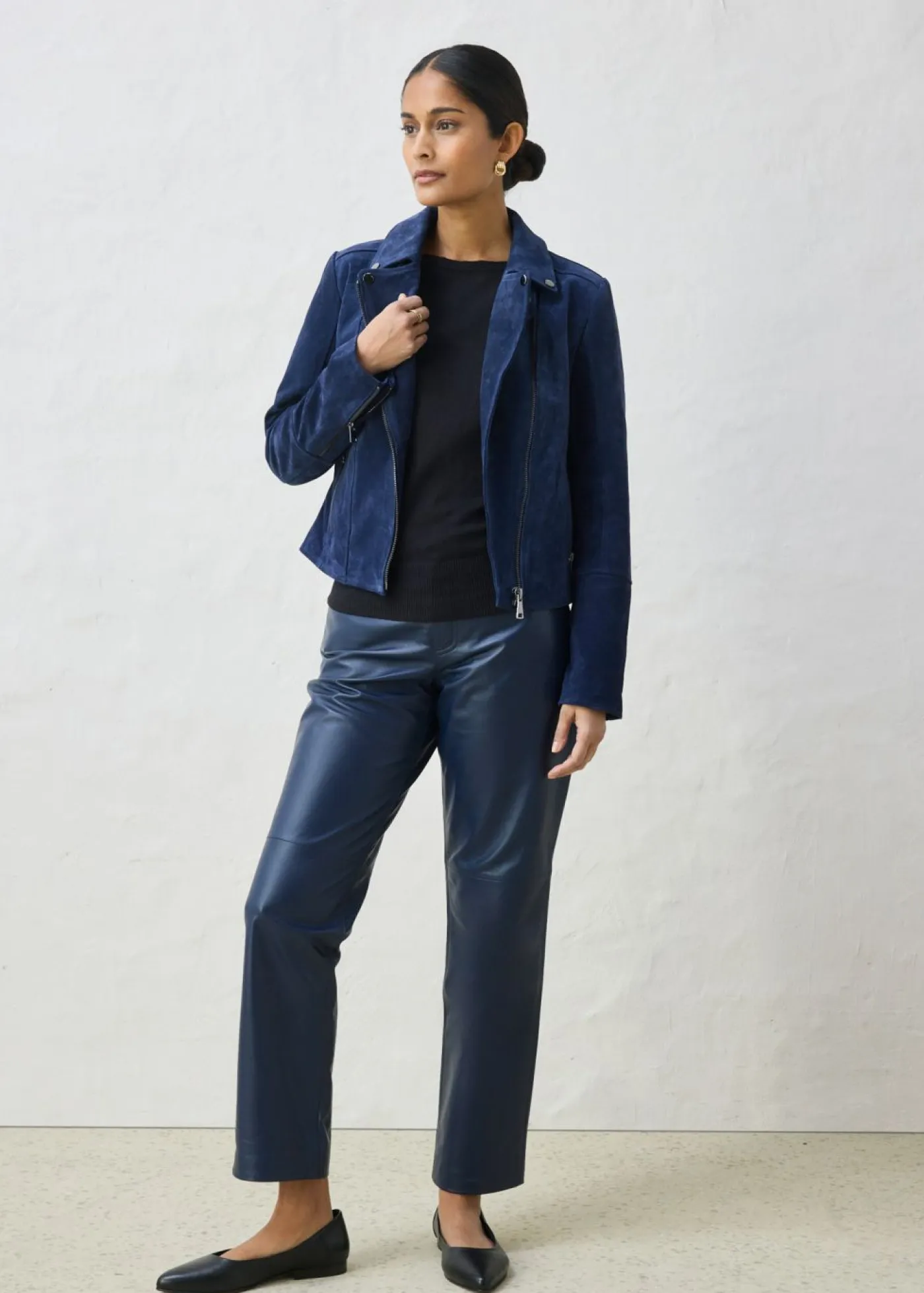 Best Chaqueta motera de ante Mujer Premium|Chaquetas Y Abrigos