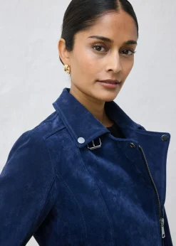 Best Chaqueta motera de ante Mujer Premium|Chaquetas Y Abrigos