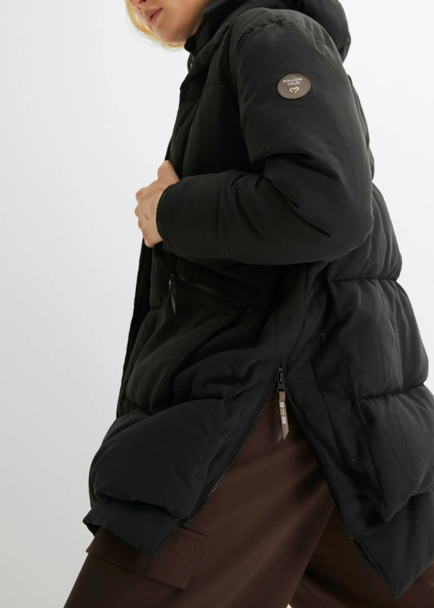 Clearance Chaqueta oversize de invierno con capucha Mujer Chaquetas Y Abrigos