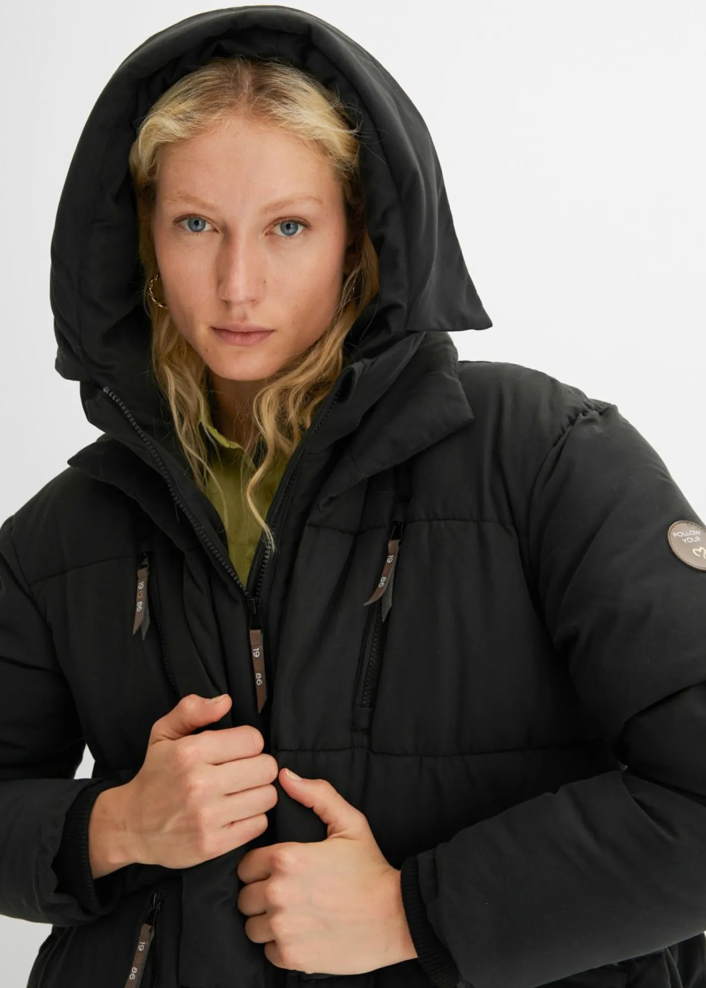 Clearance Chaqueta oversize de invierno con capucha Mujer Chaquetas Y Abrigos
