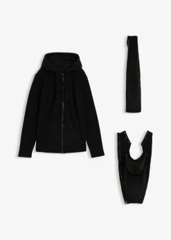 Chaqueta polar 4 en 1 con inserto para bebé y función de porteo en la parte delantera y trasera Mujer Premamá