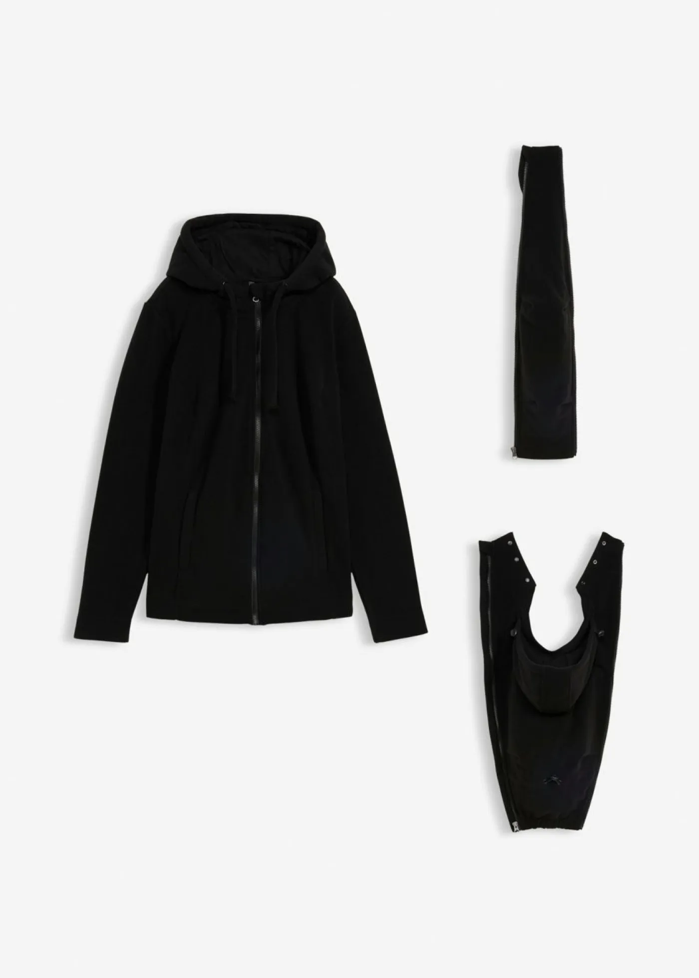 Chaqueta polar 4 en 1 con inserto para bebé y función de porteo en la parte delantera y trasera Mujer Premamá
