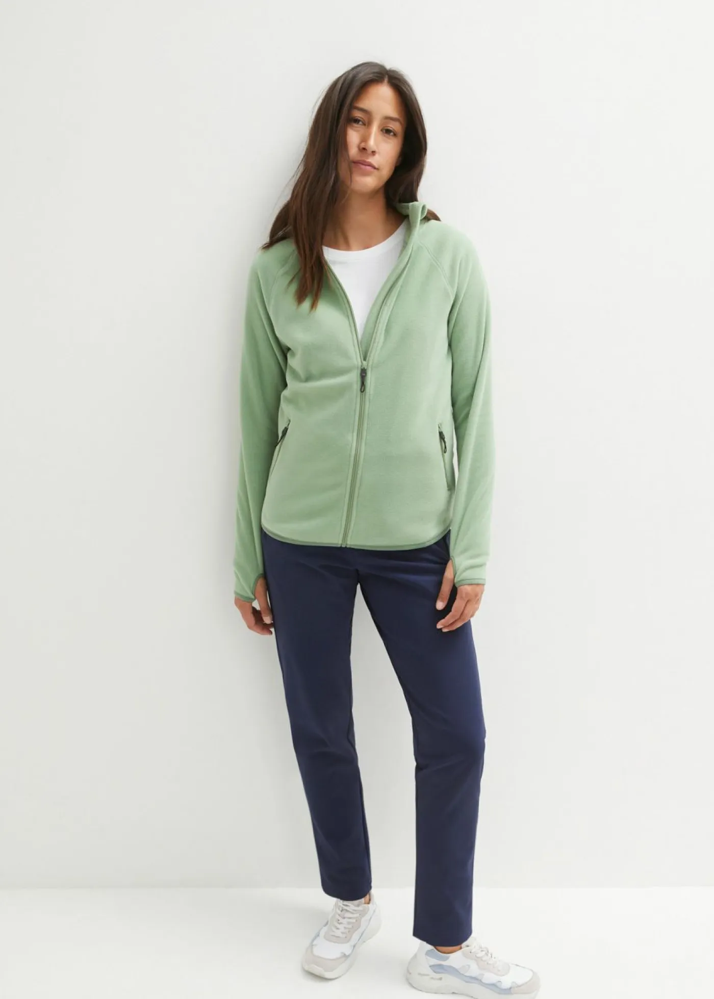 Best Chaqueta polar con bolsillos con cremallera Mujer Ropa Térmica|Ropa Cómoda